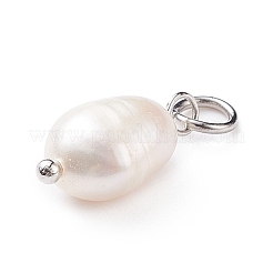 Подвески из натурального культивированного пресноводного жемчуга класса b X-PALLOY-JF01497-02