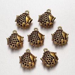 Тибетский стиль полые литые подвески&nbsp;PALLOY-K192-48AG