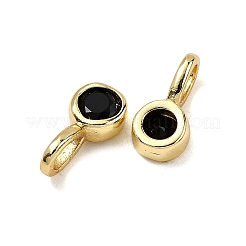 Плоские круглые микро медные проложит кубических подвески диоксида циркония&nbsp;KK-C134-01G