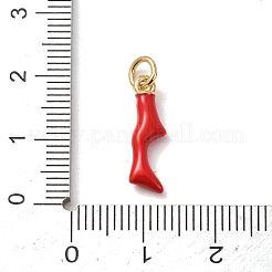 Messing mit Emaille-Anhängern&nbsp;KK-CBA2F11-22G-01