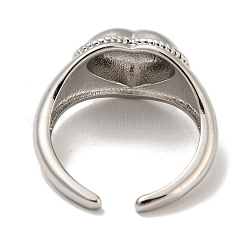 Латунные открытые кольца манжеты RJEW-B052-13P