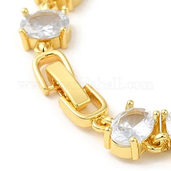 Bracciale tennis in zirconi chiari&nbsp;BJEW-M296-01G