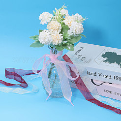 16 пара шнурков из органзы 16 цветов&nbsp;AJEW-GL0002-40