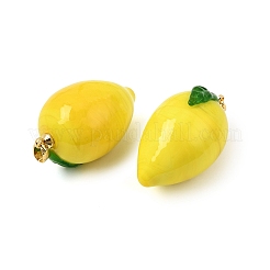 Colgantes artesanales de lampwork&nbsp;LA-CBA0C61-02G-02