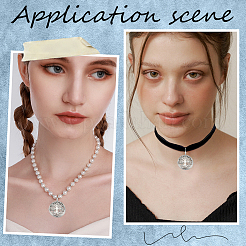 10 шт. подвески с полой латунной клеткой KK-SC0004-39