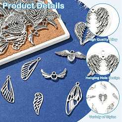 80pcs 8 estilos colgantes de aleación de estilo tibatan&nbsp;FIND-CJ0006-02