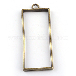 Enjoliveur en alliage en alliage rectangle en caoutchouc ouvert&nbsp;X-PALLOY-S047-11F-FF