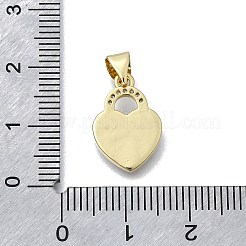 Латунные микро проложить кубического циркония подвески KK-V010-05G-01