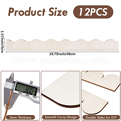 12 шт. фанерная карнизная плитка&nbsp;DIY-CP0013-27B