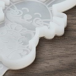 Силиконовые Молды для подвесок в виде пасхального кролика&nbsp;SIL-Z018-06B