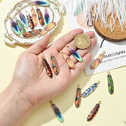 20 шт. Подвески из сплава с эмалью&nbsp;ENAM-YW0005-66