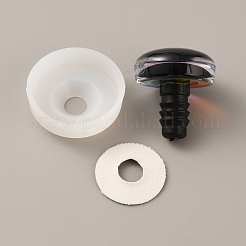 Пластиковые глаза куклы DIY-WH0399-03F