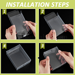 72 шт. прозрачная ПВХ коробка подарочная коробка для конфет CON-BC0007-20