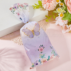 100 шт. целлофановые пакеты для упаковки конфет с принтом бабочек&nbsp;ABAG-WH20005-43