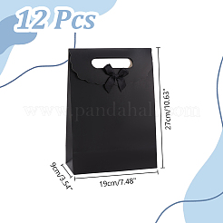 Прямоугольные бумажные подарочные пакеты&nbsp;CARB-WH0017-14B-05