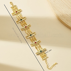 Браслеты-цепочки из винтажного сплава с микропаве из кубических цирконий для женщин&nbsp;SQ3923