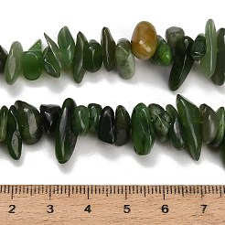 Brins de perles de jade canadien naturel&nbsp;GG-CBAC61B-C07-01