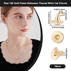10 шт. латунные подвески на тему Хэллоуина&nbsp;KK-BBC0015-68A