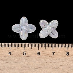 Gefrostet transparent Acrylperlen&nbsp;X1-OACR-P029-09B-05