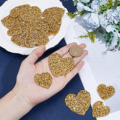 20 шт. 2 стиля блестящих смоляных стразов горячей фиксации&nbsp;DIY-CY0002-36A