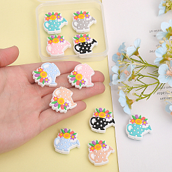 12 шт. 6 цвета пищевые экологически чистые силиконовые бусины SIL-CA0002-27