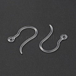 Крючки для сережек из прозрачной смолы&nbsp;RESI-G050-02