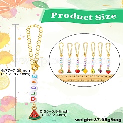 12 шт. подвеска из сплава эмали и акрила&nbsp;HJEW-CJ00055