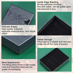 10шт картонные шкатулки для украшений CBOX-PH0002-09B