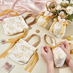 Мешочки для хранения из брезентовой ткани&nbsp;ABAG-WH0032-78C