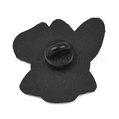 エナメルピン  バックパック用合金ラペルピンバック  犬  31.5x33mm&nbsp;JEWB-I056-02EB-05