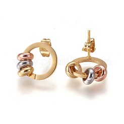 Серьги-гвоздики из нержавеющей стали 304&nbsp;EJEW-O087-05