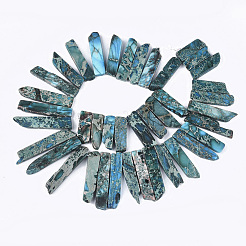 Натуральные имперские нитки из яшмы G-S355-14