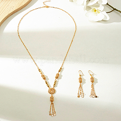 Комплекты серег и ожерелий с кисточками из нержавеющей стали для женщин&nbsp;TX1175