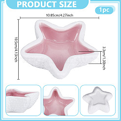 Ciotola per cibo per animali in porcellana&nbsp;AJEW-WH0248-699A