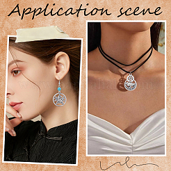 Pendentifs en alliage de style tibétain 24pcs 6style&nbsp;TIBE-SC0009-22