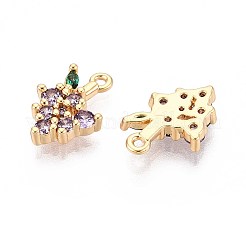 Латунные микро проложить кубического циркония подвески&nbsp;KK-T074-86G