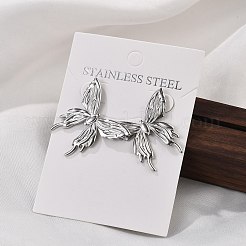 Boucles d'oreilles à tige en acier inoxydable 304 pour femmes&nbsp;EJEW-K306-21P