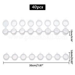 Пластиковые пустые стаканчики с краской с крышками DIY-PH0027-11