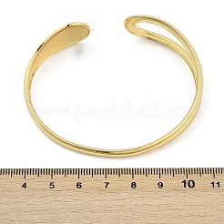 Браслеты-манжеты из нержавеющей стали 304 для женщин&nbsp;BJEW-Z097-06G