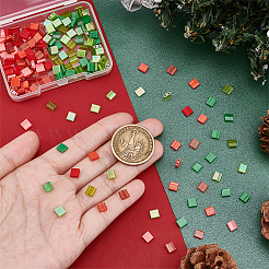 200 шт. двухцветные двухцветные полосатые бусины с тремя отверстиями SEED-PH0001-54