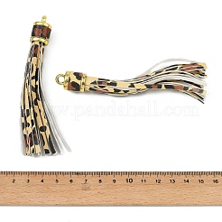 Pu decoraciones borla colgante de cuero&nbsp;FIND-K027-01G-02