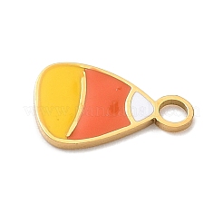 Подвески из нержавеющей стали 304 с эмалью на тему Хэллоуина STAS-Z164-03G-03