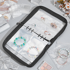 Прозрачная сумка-органайзер для хранения ювелирных изделий из ПВХ на молнии&nbsp;AJEW-WH0248-888