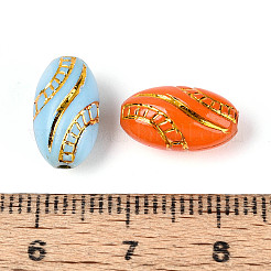 Пластиковые бусины для регби&nbsp;KY-T041-23M