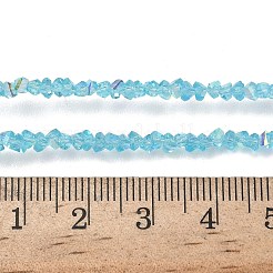 Гальванизируйте прозрачное стекло бисер нитей&nbsp;EGLA-P061-04C-AB20