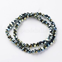 Гальванические стеклянные бусины&nbsp;EGLA-J137-6mm-A-FP01