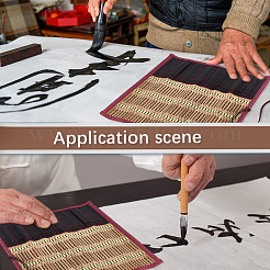 Bambusetui für chinesische Kalligraphiepinsel&nbsp;AJEW-WH20020-513A
