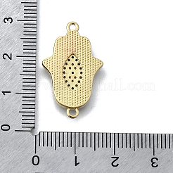 Ciondoli di collegamento della mano di Hamsa&nbsp;KK-V010-02G-01