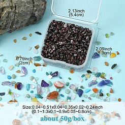 50 г бусинок из натурального обсидиана G-YW0001-59