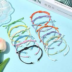 24 Stück 12 Farben gewachste Polyesterschnur zum Herstellen von Armbändern&nbsp;BJEW-FS00028